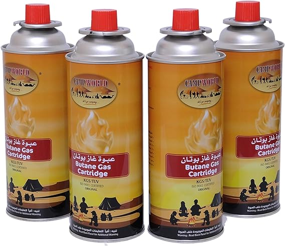 CAMPWORLD GAS CARTRIDGE C220(4PC SET)