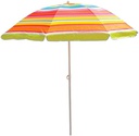 CAMPWORLD Nylon Beach Umbrella With Pvc Bag ( 200CM/8/22-25-COVER: 170T )