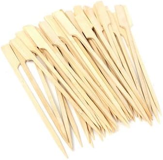 CAMPWORLD BBQ BAMBOO STICKS 22CM 4 PACK SET