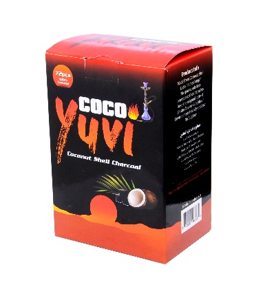 [CHAR0485] Coco Yuvi Coconut Shell Charcoal 72Pc