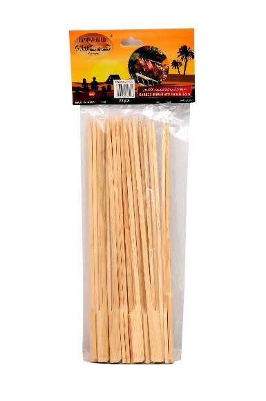 BBQ Bamboo Sticks 22Cm 25Pcs