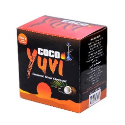 [CHAR0515] Coco Yuvi Coconut Shell Charcoal 18Pc