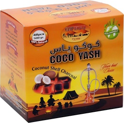 [CHAR9217] Coco Yash Coconut Shell Charcoal (48 Pieces)